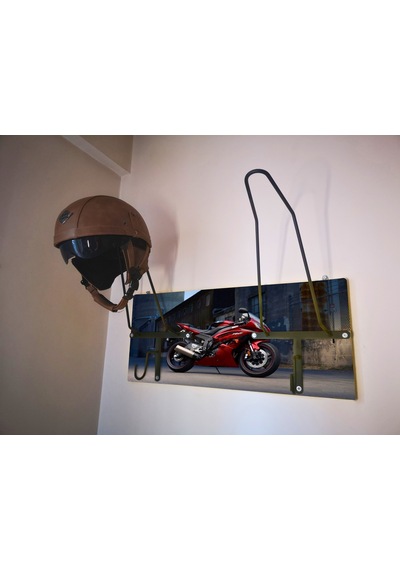 Özel Fotoğraflı Kask Askısı, Motorcu Kask Askısı, Personalv110