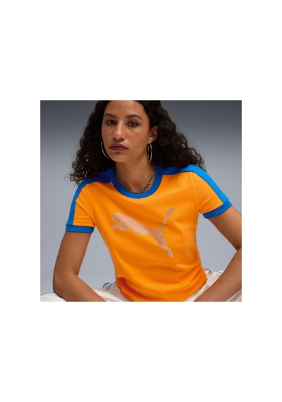 Puma Downtown Kadın Turuncu T-shirt 45-turuncu 45-turuncu
