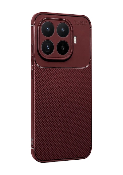 Xiaomi Mi 17t Pro Uyumlu Auto Focus Karbon Kapak - Bordo Çok Renkli