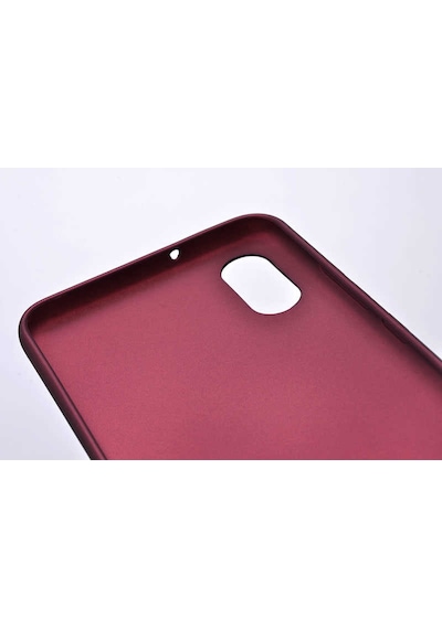 Xiaomi Mi 8 Pro Kılıf Zore Premier Silikon Kapak Mürdüm