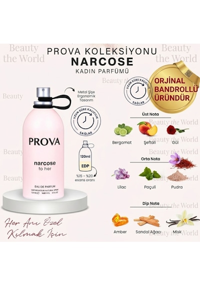 Prova Black Option Women Edp 120 Ml - Uzun Süre Kalıcı Kadın Parfümü Baharatlı - Odunsu