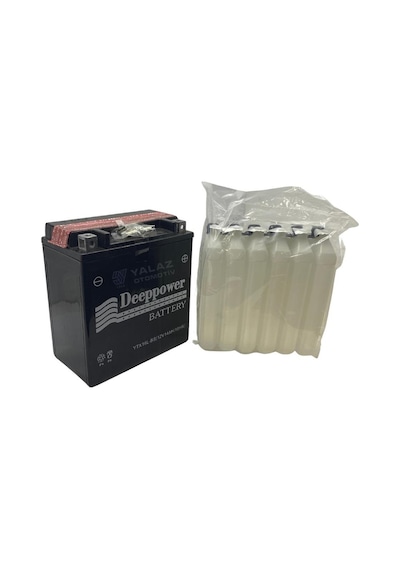 Deeppower 12v 14 Ah Motosiklet Aküsü 230 A En 150 87 163 - 12 Volt