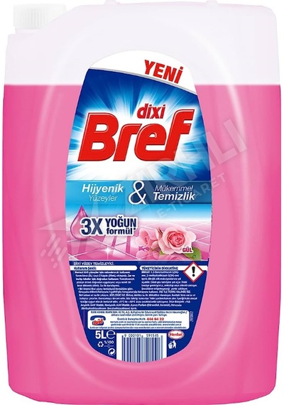 4 Adet Bref Yüzey Temizleyici 5 Lt Gül Tekli