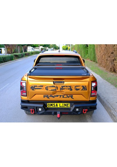 Omsa Isuzu D-max Dakar Kasa Üstü Ara Atkı 2 Parça Siyah 130-177cm 2012-2019 Arası