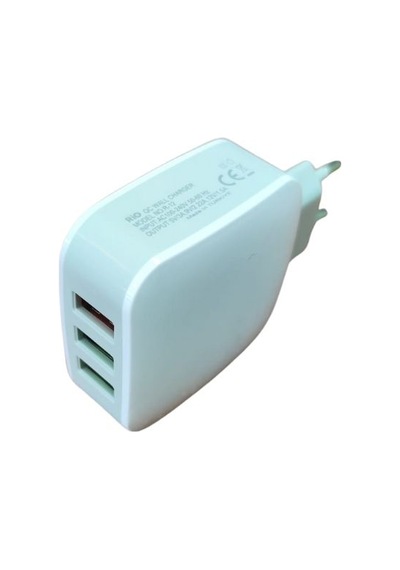 Pmr Rio 18w 3 Port Hızlı Şarj Cihazı Akıllı Ve Güvenli Şarj ' Siyah