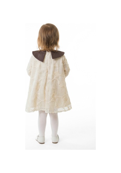 Xo Kids Kız Çocuk Elbise 9-24 Ay 511 Ekru