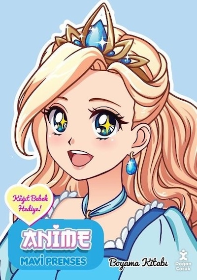 Anime Mavi Prenses Boyama Kitabı- Doğan Çocuk