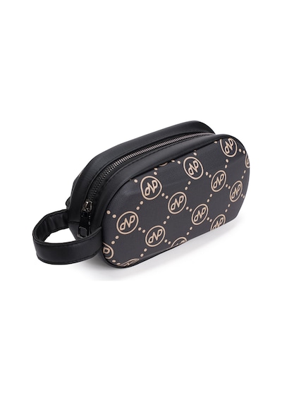 Newish Polo Erkek Deri Portföy Clutch Traş Kozmetik Bakım Ve Günlük El Çantası - New351 Siyah - Kahverengi