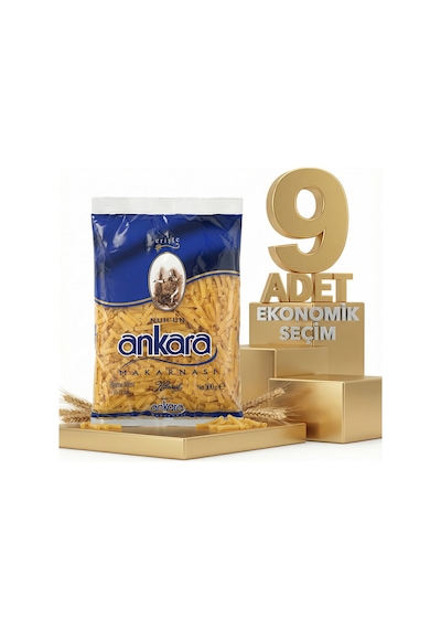 Ankara Erişte Makarna 9x500 Gr