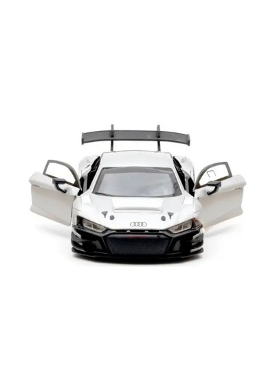 Motormax 1:24 Audi R8 Lms Gt3 Diecast Model Araba Lisanslı - Gümüş Gri Metal Koleksiyonluk Oyuncak