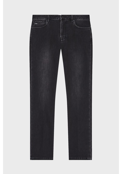 Emporio Armani Erkek Kot Pantolon Em000121 Af15954 M8001 Siyah Siyah
