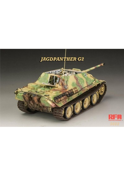 Rfm 5022 1/35 Ölçek, Jagdpanther G2, İç Detaylı İmha Tanklı, Plastik Model Kiti-55489