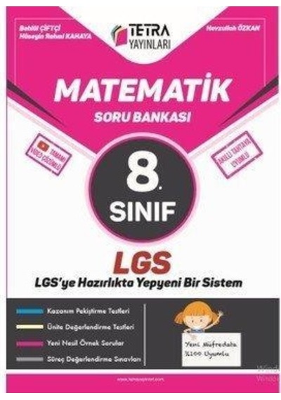 Tetra Yayınları 8. Sınıf Lgs Matematik Soru Bankası 2021-2022