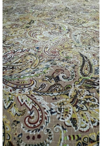 Nevra Dertsiz Masa Örtüsü 120x150 Cm Kahve