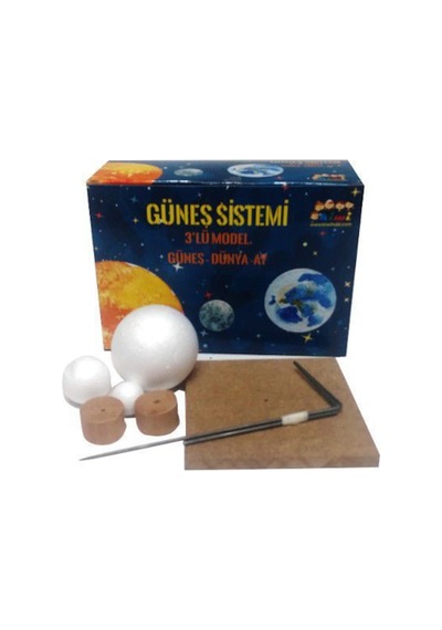 Güneş Dünya Ay Maketi Deney Seti Eğitim Seti