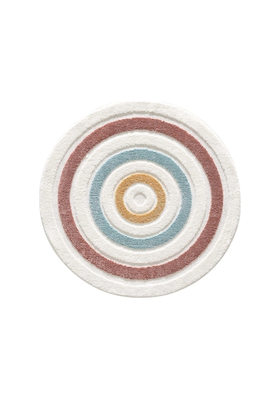 Mariesse Home Elit Bukleli Multi Renkler Yumuşak Peluş Post Shaggy Çocuk Odası Oturma Odası Salon Halısı Çok Renkli