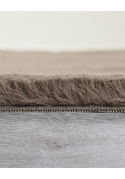 Jassrug Fuzzy Kürk Halı 120 x 180 Antrasit