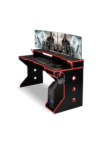Ofisbazaar Atlantix Gaming Oyuncu Masası Siyah
