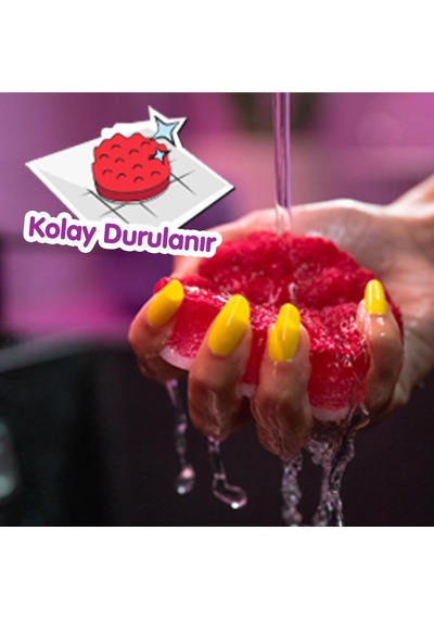 Punch Elma Kokulu Çizmez Sünger, Çok Yönlü, Mutfak, Banyo, Dış Mekan Kullanımına Uygun