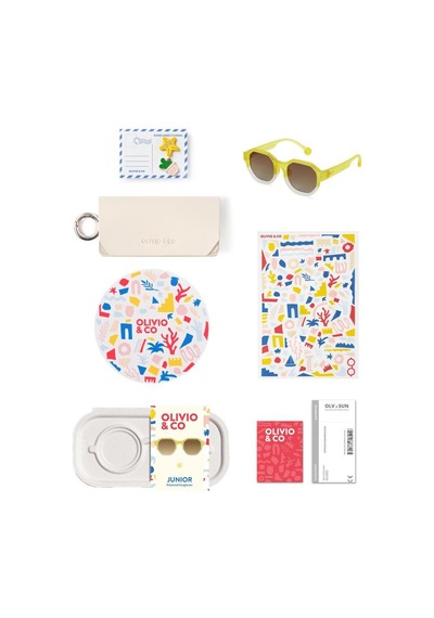 Olivio&co Creative Edition Junior Güneş Gözlüğü - Sunshine Coral Çok Renkli
