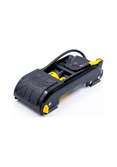 Kron Raptor Çift Pistonlu Dijital Göstergeli Ayaklı Basmalı Pompa 160 Psi Siyah - Sarı