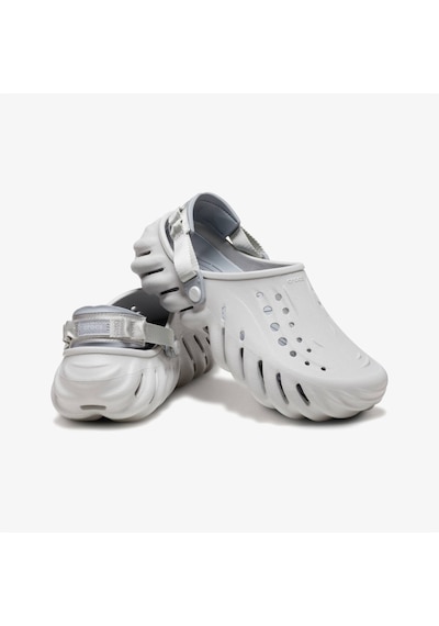 Crocs Echo Unisex Gri Terlik Düz 207937 Gri