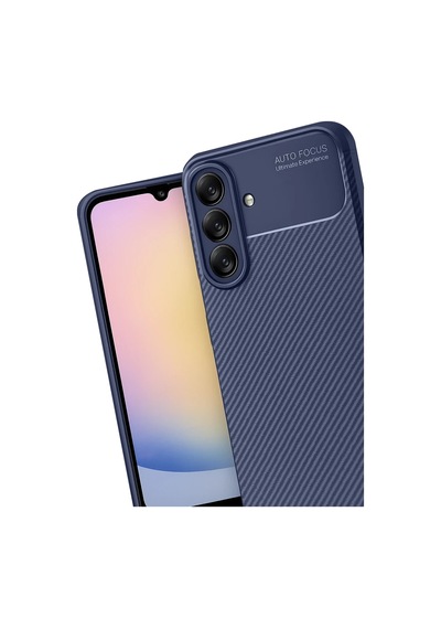 Samsung Uyumlu  Galaxy A17 5g Auto Focus Karbon Kapak - Lacivert 0.2M-Çok Renkli