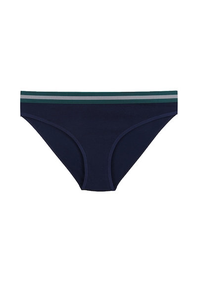 Kadın Pamuklu Beli Lastikli Slip/külot Kk20401 Lacivert