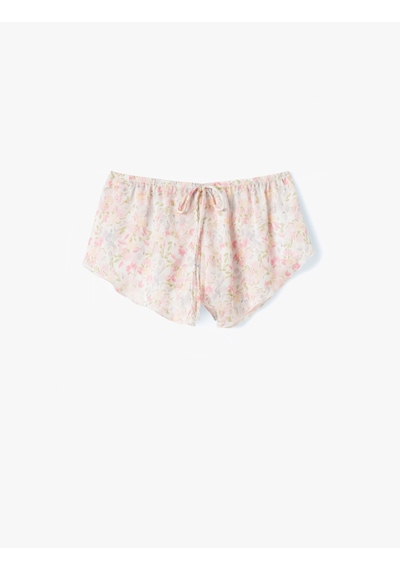 Koton Bol Kalıp Beli Bağlamalı Çiçekli Mini Şort Pijama Altı Pembe Desenli 5slk80036mw Pembe Desenli Pembe Koton Bol Kalıp Beli Bağlamalı Çiçekli Mini Şort Pijama Altı Pembe Desenli 5slk80036mw Pembe Desenli Pembe