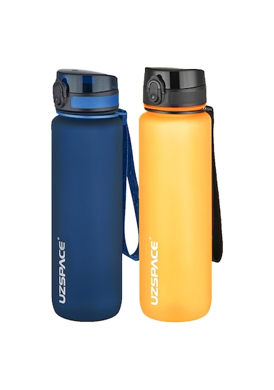Uzspace 2'li Tritan Matara Seti 1000 Ml Büyük Boy 14 Farklı Renk Seçeneği Fiftyfifty -3038seta Lacivert - Turuncu Uzspace 2'li Tritan Matara Seti 1000 Ml Büyük Boy 14 Farklı Renk Seçeneği Fiftyfifty -3038seta Lacivert - Turuncu