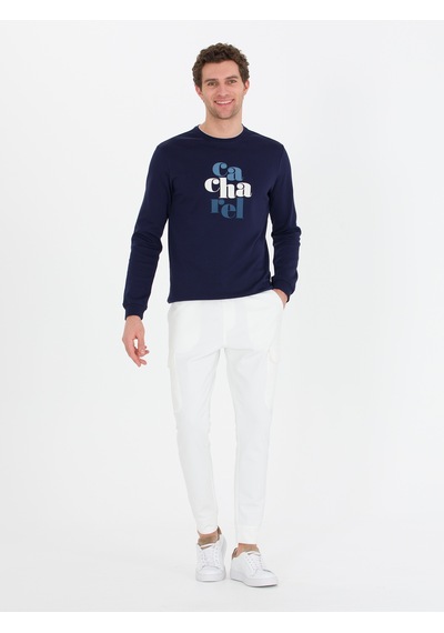 Cacharel Ekru Jogger Fit Eşofman Altı Bej