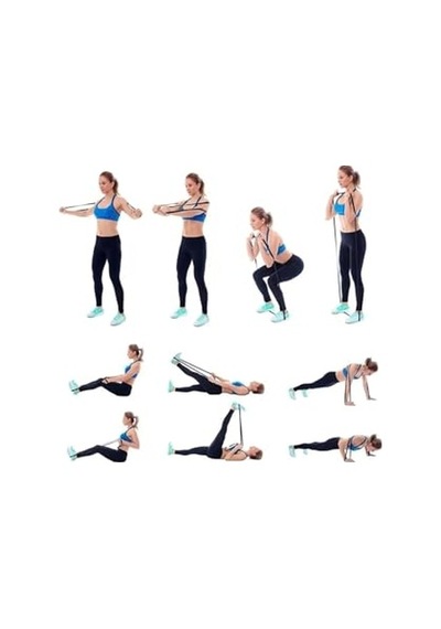 Slipt Güç Bandı - Hafif Direnç Lastiği Fitness, Pilates, Aerobik & Squat Egzersiz Lastiği Latex Powerband Açık Bej