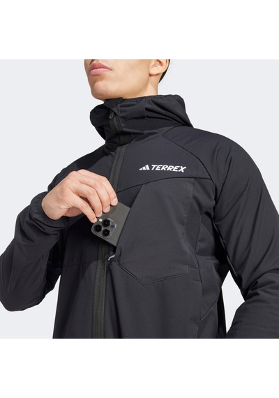 Adidas Terrex Xperior Erkek Siyah Koşu Ceket - Iw9443