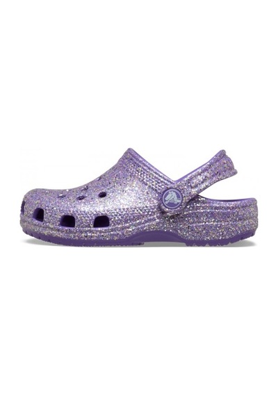 Crocs Classic Fantasy Glitter Clog T Terlik Sandalet 212562 510 Mor