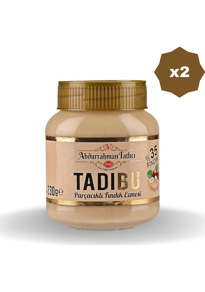 Tadıbu Fındık Ezmesi Parçacıklı 330 Gr - 2 Adet