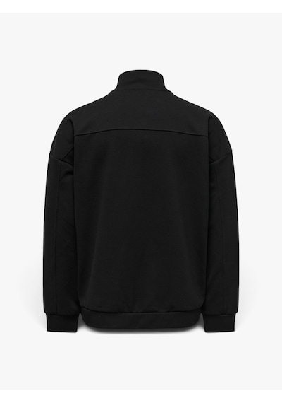 Only & Sons Onsnewkodyl Ovz Ls Halfzıp Hıgh Neck Vd Erkek Siyah Sweatshirt - 22038908