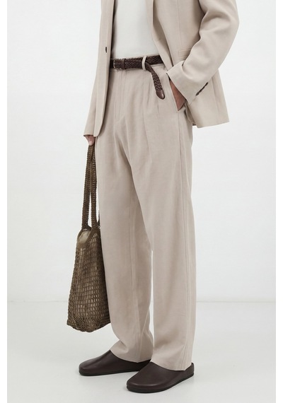 Antioch Modal Karışımlı Relaxed Pantolon Taş