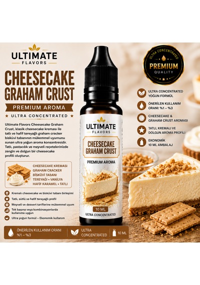 Ultimate Flavors Cheesecake Graham Crust Aroma Ultra Concentrated