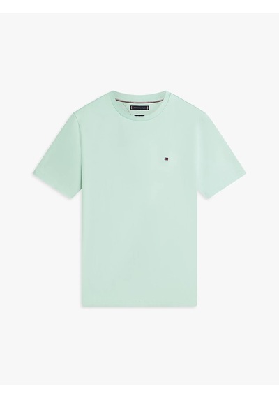 Tommy Hilfiger Ess Seasonal Reg Fıt Solıd Tee Erkek Yeşil T-shirt - Mw0mw39995