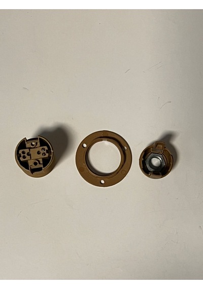 E-14 Gold Dişli Rondelalı Geçmeli Duy