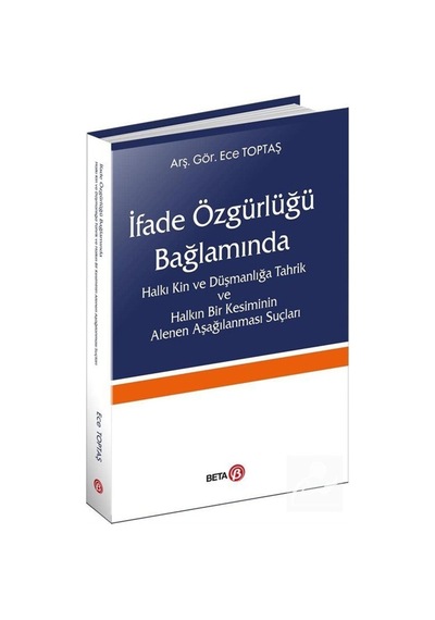 Ifade Özgürlüğü Bağlamında Halkı Kin ve Düşmanlığa Tahrik ve H