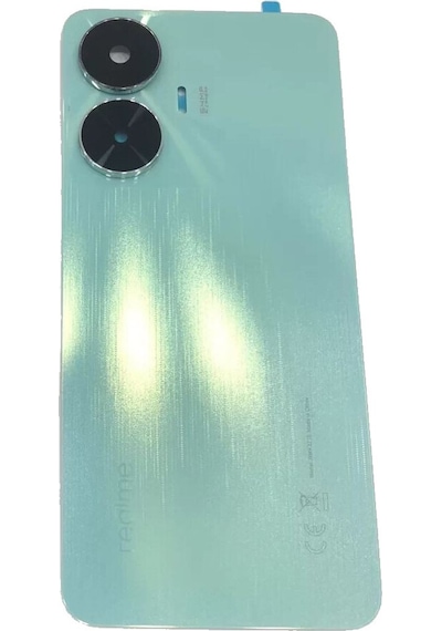 Realme C55 Yeşil Arka Kapak Batarya Kapağı Pil Kapağı Yeşil