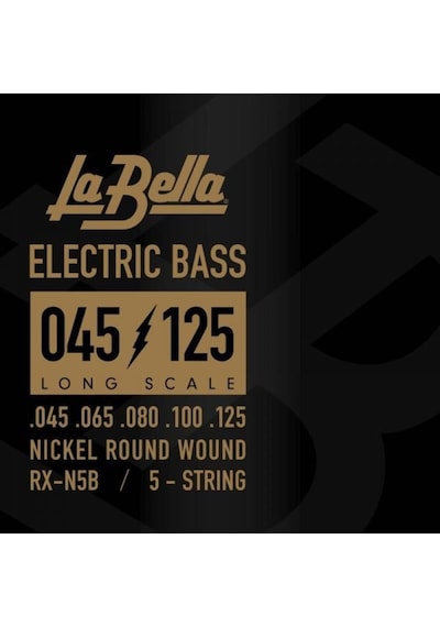 La Bella Rx-N5B 5 Telli Bas Gitar Teli 45-125