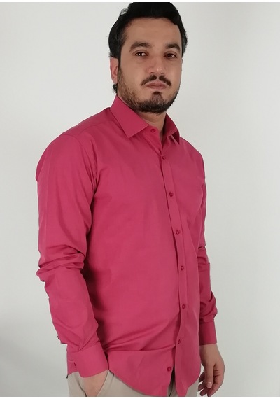 Tousus Slim Fit Kiremit Filafil Erkek Gömlek Slm-5060-tss