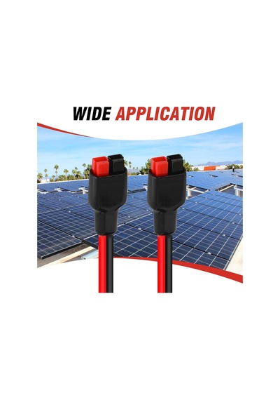 Taşınabilir Güç İstasyonu Güneş Paneli İçin 12awg 6 10 20 Ft Güneş Uzatma Kablosu 6ft