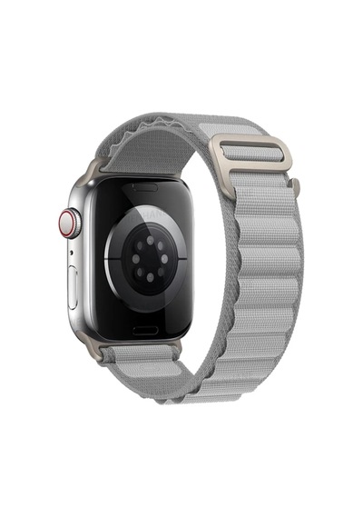 Apple Watch 38mm Uyumlu Mountain Kordon - Gri