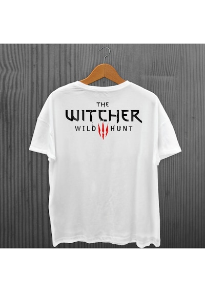 The Witcher Tişört Beyaz