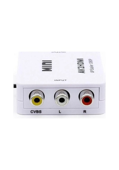 Ally Av To Hdmı Mini Switch Rca Composit Audio Video Hdmı Görüntü Çevirici Full Hd Ve 720p Dönüştürü- 5775