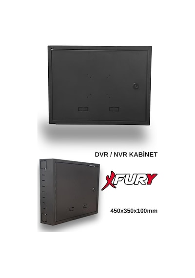 Fury Dvr/nvr Cctv Rack Kabinet Ve Monitör Koruma Kutusu 1u 19 '' W 45 H 35 D 10