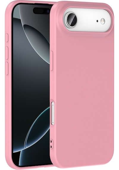 Techaks Apple Uyumlu iPhone 17 Air Kılıf Zore Mara Lansman Kapak - Açık Pembe Pembe